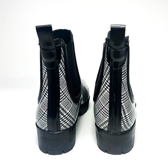 Jeffrey Campbell Plaid Cloudy Rain Boots - Picture 4 of 7